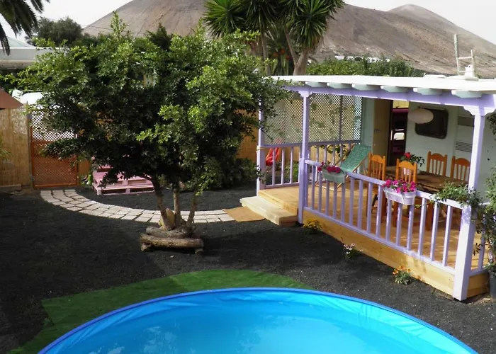 Campsite Caravana En Oasis Privado La Vegueta
